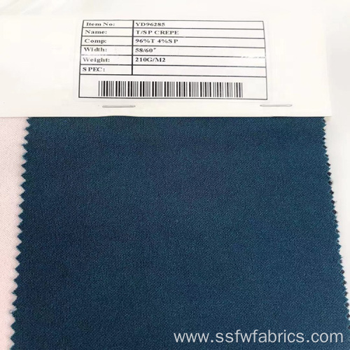 Custom Multicolor Polyester Wholesale Crepe Fabric Textiles